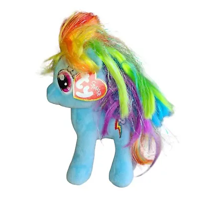 Buy My Little Pony Rainbow Dash Plush MLP Stuffed Animal By TY. 7 Inch 2016 Hasbro • 12.99£