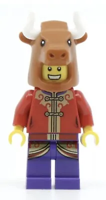 Buy Lego  Minifigure New Year Of The Ox Hol224 From (80106) Ox Costume (NA21) • 12.99£