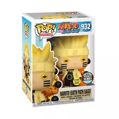 Buy Funko Pop Naruto Shippuden Naruto Sixth Path Sage GITD #932 -NEW • 31.19£