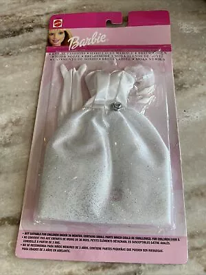 Buy Barbie Bridal Fashions Pink & White Wedding Dress Sealed Mattel 2001 Vintage New • 17.50£