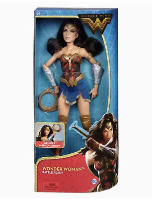 Buy DC Comics FDF35 Battle-Ready Wonder Woman Doll (Box Damaged) • 29.99£