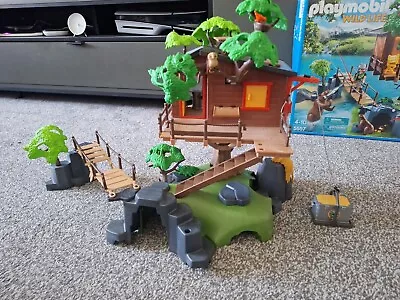 Buy Playmobil 5557 Tree House Wildlife Adventure - Great Set - Used • 20£