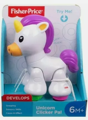 Buy Fisher Price Unicorn Clicker Pal Toy • 20£