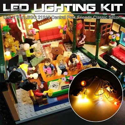 Buy USB LED Light Lighting Kit For LEGO 21319 Friends Central Perk Bricks Model Toys • 12.99£
