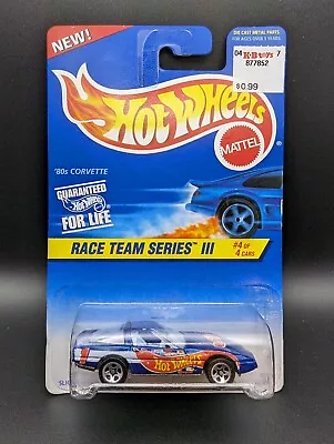 Buy Hot Wheels #536 80s Chevy Corvette Race Team Series Vintage Release 1996 • 3.95£