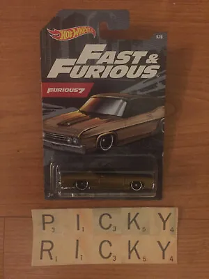 Buy Hot Wheels '69 Ford Torino Talladega - Fast And Furious 5/5 - Mattel/2019 • 5.89£