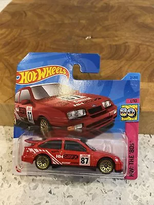 Buy Hot Wheels 87 Ford Sierra Cosworth, HW The 80's Series New Sealed 2022 Red • 2.99£