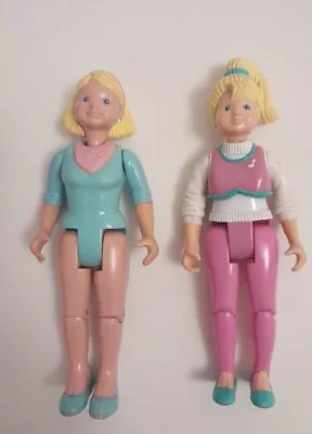 Buy Vintage Fisher Price Loving Family Dolls - Mum (1993) & Sister (1995) - 5.75  • 8.99£