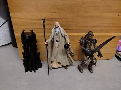 Buy Lord Of The Rings Figure Bundle Lot Saruman Goblin Orc Toybiz • 22.50£