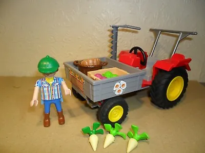 Buy PLAYMOBIL HARVEST TRACTOR 6131 COMPLETE (Farm Truck) • 10.49£