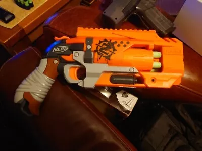 Buy NERF ZombieStrike Hammershot With Added Modifications Works Very Well  • 28£
