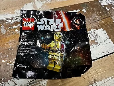 Buy Lego Star Wars C3PO Mini Figure - Red Arm - New In Polybag • 7£