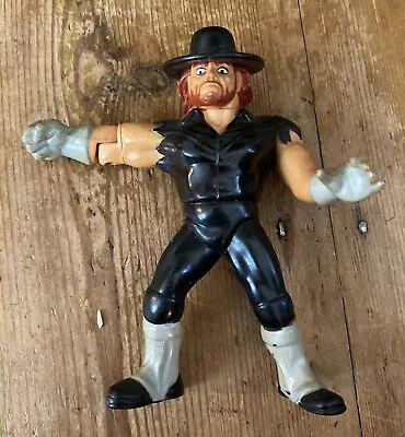 Buy WWF The Undertaker Action Figure 1991 Hasbro Titan Sports Wrestling Figure • 9.99£