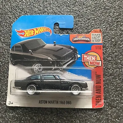 Buy Hot Wheels Then And Now ASTON MARTIN 1963 DB5 Black New • 4.95£