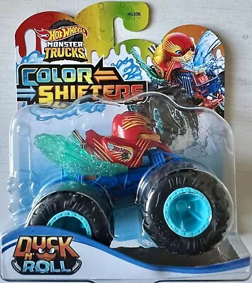 Buy Hot Wheels Monster Trucks Color / Colour Shifters Duck N' Roll 1:64 New Sealed • 14.33£