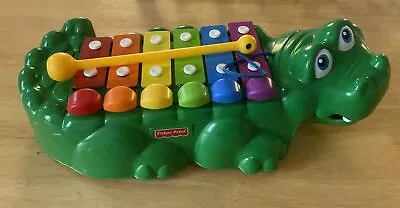 Buy Vintage Fisher Price Alligator Xylophone Pull-a-long-excellent Condition • 12.99£