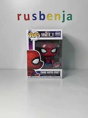 Buy Funko Pop! Marvel What If..? Zombie Hunter Spidey Special Edition #945 • 10.99£