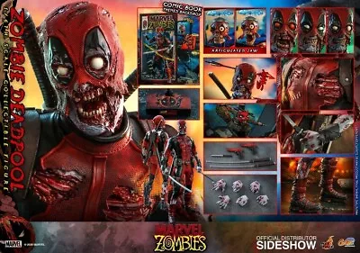 Buy Hot Toys Cms06 Marvel Zombies Deadpool Zombie 1/6 In Stock • 170.55£