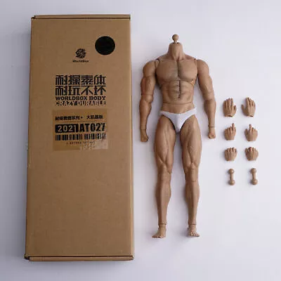 Buy WorldBox 1/6 Scale Male Action Figure Body For 12  Hot Toys Phicen TBLeague Head • 68.55£