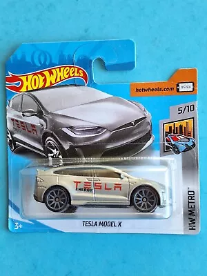 Buy 2018 Tesla Model X 247 / 244  1:64 HotWheels HW Metro • 25.68£