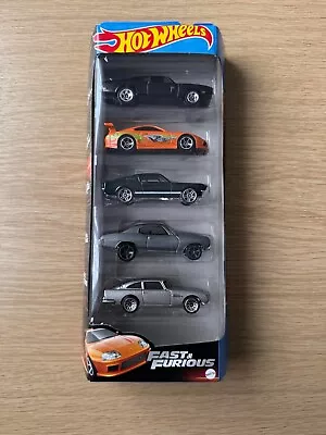 Buy Hot Wheels 2023 Fast And Furious 5 Pack. New Collectable Toy Model Cars • 14.99£