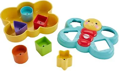 Buy Fisher-Price Butterfly Shape Sorter, Baby Shape Sorter Toy With Different Shape  • 9.06£