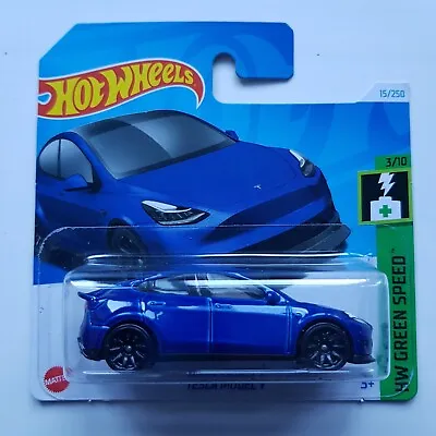 Buy Hot Wheels Tesla Model Y - New Blue - B Case 2024 - Combine Postage • 3.95£
