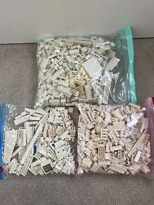 Buy Lego 1.5kg 1500g White Bricks Parts Plates Pieces. Bundle Job Lot. • 15.49£