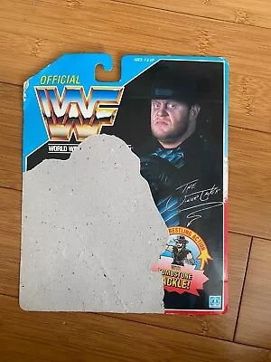 Buy Wwe The Undertaker Hasbro Wrestling Action Figure Backing Card Wwf Series 4 • 7.50£