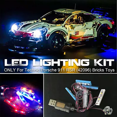 Buy LED Light Lighting Kit Set Fit For Lego 42096 Technic Porsche 911 RSR Bricks Toy • 7.56£
