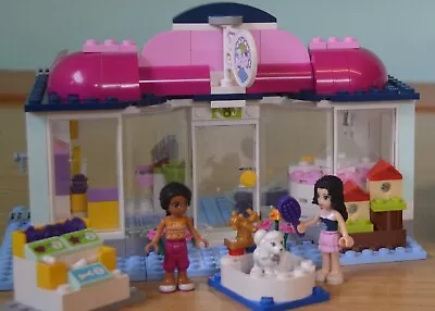 Buy LEGO Friends Heartlake Pet Salon (41007) 100% Complete With Instructions • 7.50£