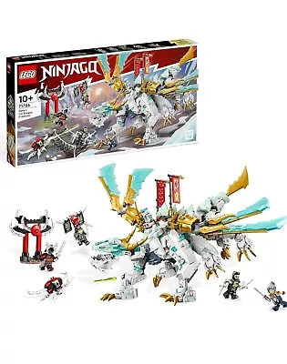 Buy LEGO NINJAGO 71786: Zane's Ice Dragon Creature - Brand New And Sealed • 67.98£