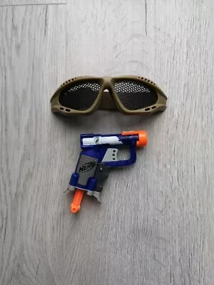 Buy Nerf Jolt Blaster Gun Plus Eye Safety Protection Glasses Goggles - 10 Darts No.1 • 5.99£