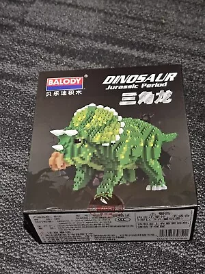 Buy Balody Dinosaur Jurassic Period Triceratops Mini Building Blocks New & Sealed • 3£