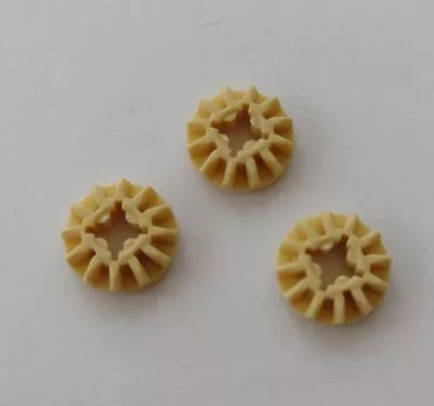 Buy Lego Technic 6589 4565452 Conical Wheel Z12 Beige (3) Spare Parts New • 1.95£