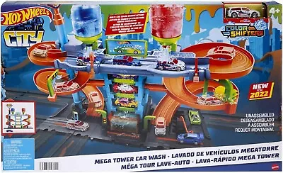 Buy Mega Tower Car Wash Hotwheels City HDP05 Car Wash Tour Lave Car Wash • 85.65£