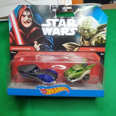 Buy Star Wars Hot Wheels Emperor Palpatine Vs. Yoda (2014) Characters Toy Car 2-Pack • 18£