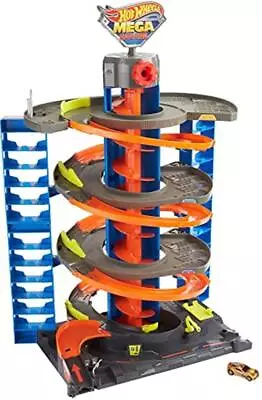Buy Hot Wheels City Mega Garage Playset With Corkscrew  Assorted Pattern Names  • 44.68£