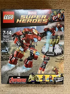 Buy Lego Marvel Avengers No 76031 The Hulk Buster Smash Brand New & Sealed • 54.99£