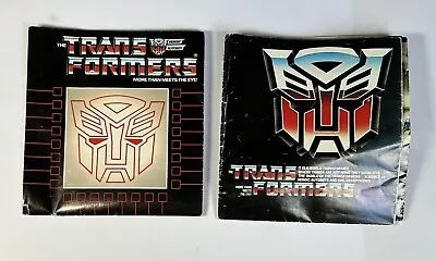 Buy Vintage G1 Hasbro Transformers Series 2 & 3 Paperwork Catalogues Book 1985 1986 • 7.99£
