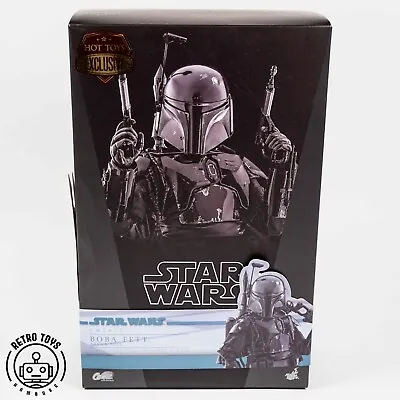 Buy Hot Toys ARENA SUIT BOBA FAT Star Wars Black EXCLUSIVE ORIGINAL PACKAGING Sideshow CMS011 • 513.37£