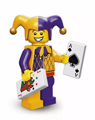 Buy Lego Series 12 Jester With Ace Of Spades And Joker Card • 24.99£