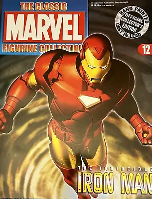 Buy The Classic Marvel Figurine Collection Issue 12 Iron Man Eaglemoss Figure & Mag • 7.99£