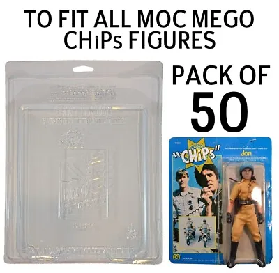 Buy Pack Of 50 Protective Cases For MOC MEGO CHiPs Figures - AFTMEG • 350£