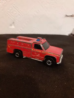 Buy Vintage Hot Wheels Redline Emergency Unit 50 Red Fire Truck 1974 • 2.50£