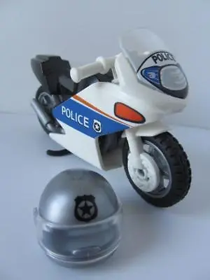 Buy Playmobil City/Rescue Themes Extra: Police Motorbike & Helmet NEW • 7.49£