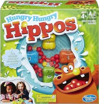 Buy Hasbro Hungry Hungry Hippos Kids Game - NEW • 15£
