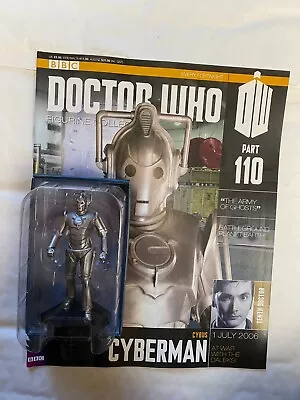 Buy Bbc Dr Doctor Who Eaglemoss Figurine Collection 110 Cybus Cyberman Figure & Mag • 14.99£