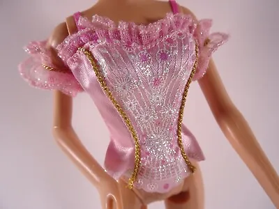 Buy Vintage Fashion Outfit For Barbie Doll   Masked Ball   Glitter Top Rare (12931) • 7.15£