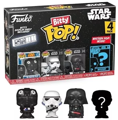 Buy Funko Bitty POP! Darth Vader Star Wars 4-pack Vinyl Figures New • 9£